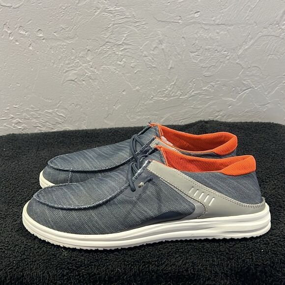 🔥🔥 Heydude Men's Hey Dude Wally Frontier Deep Sea Size 13 - PERFECT Condition - Picture 4 of 13